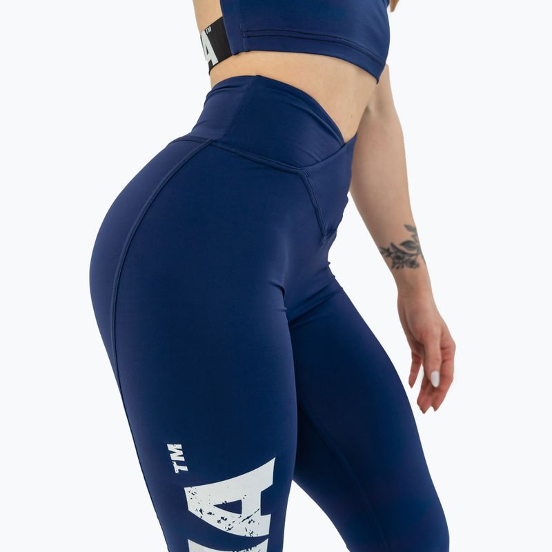 Colanți de antrenament pentru femei  NEBBIA Glute Check High Waisted dark blue 6