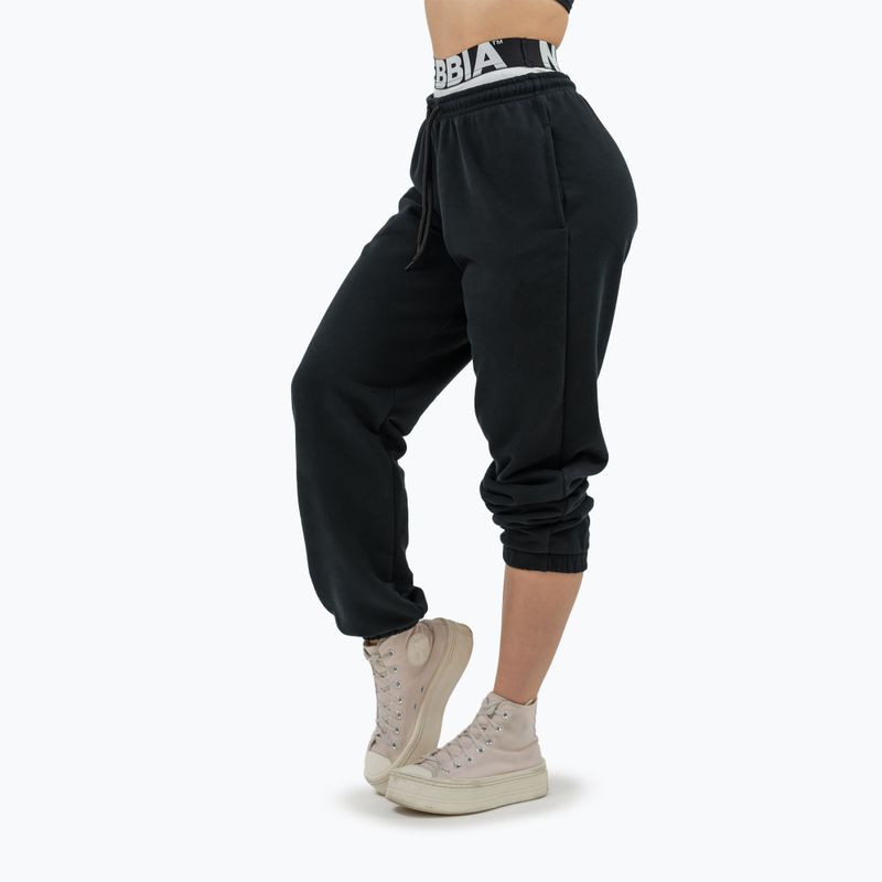 Pantaloni de antrenament pentru femei NEBBIA Muscle Mommy black