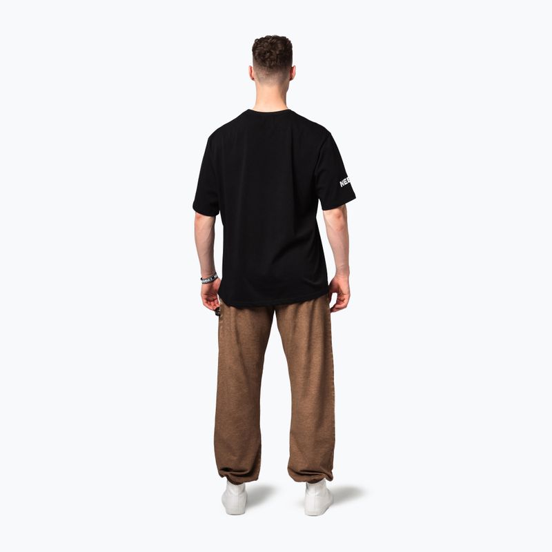 Tricou de antrenament pentru bărbați NEBBIA Heavyweight Grind black 3