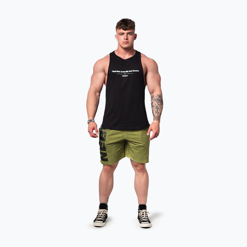 Tank top de antrenament pentru bărbați NEBBIA Flexin black 2