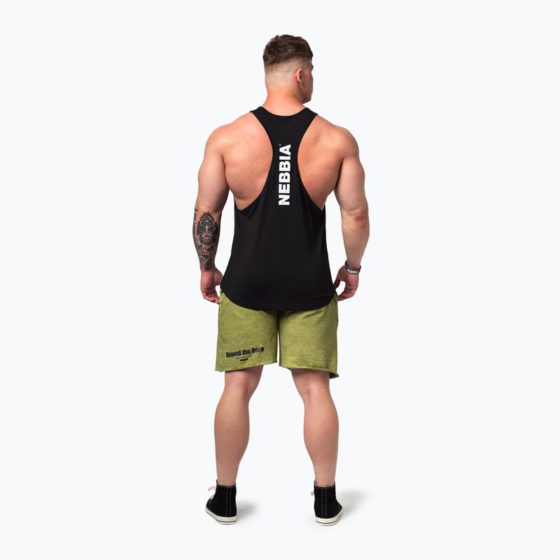 Tank top de antrenament pentru bărbați NEBBIA Flexin black 3