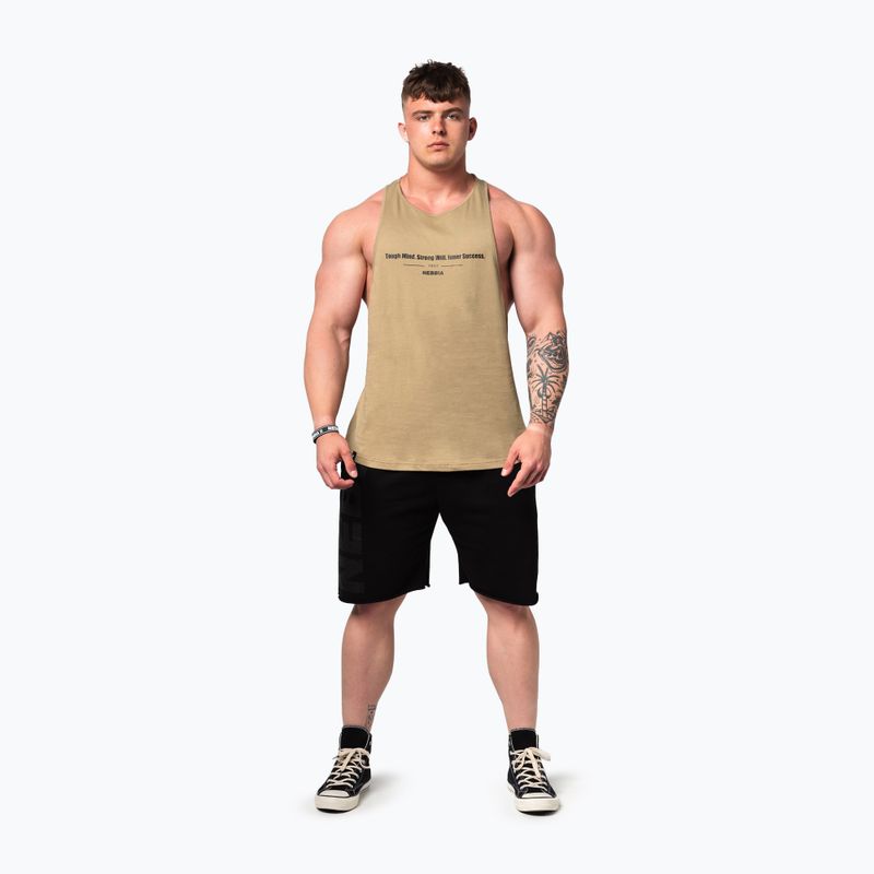 Tank top de antrenament pentru bărbați NEBBIA Flexin green 2