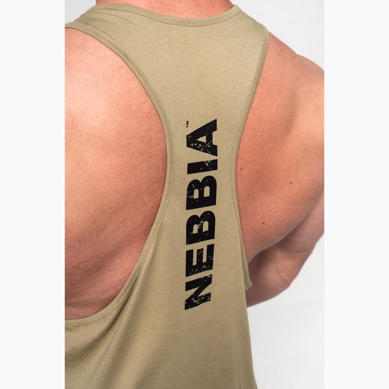 Tank top de antrenament pentru bărbați NEBBIA Flexin green 5