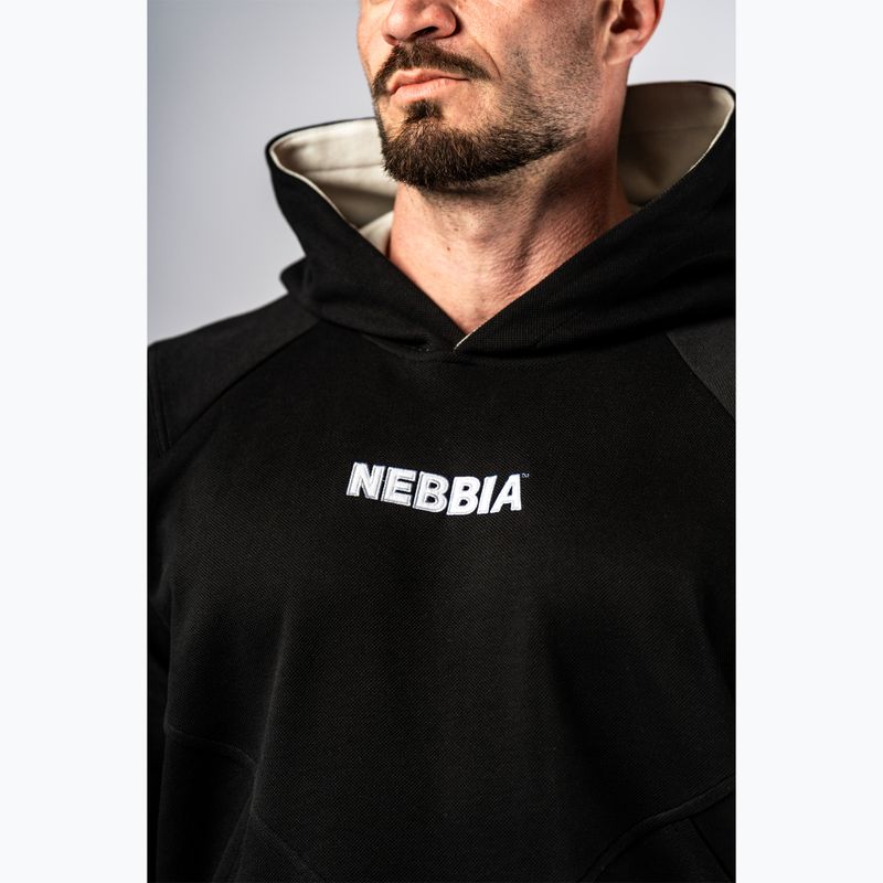 Bluză pentru bărbați NEBBIA Hero Hoodie black 5