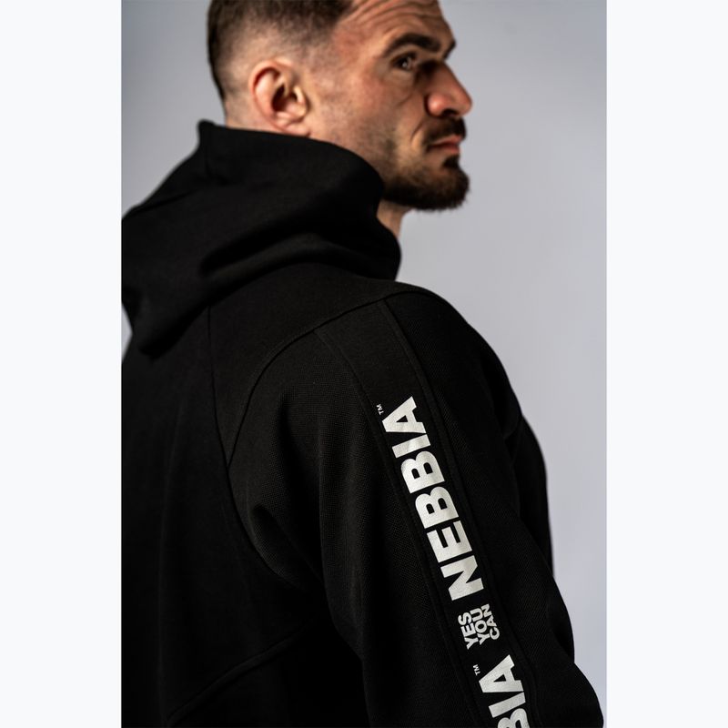 Bluză pentru bărbați NEBBIA Hero Hoodie black 6