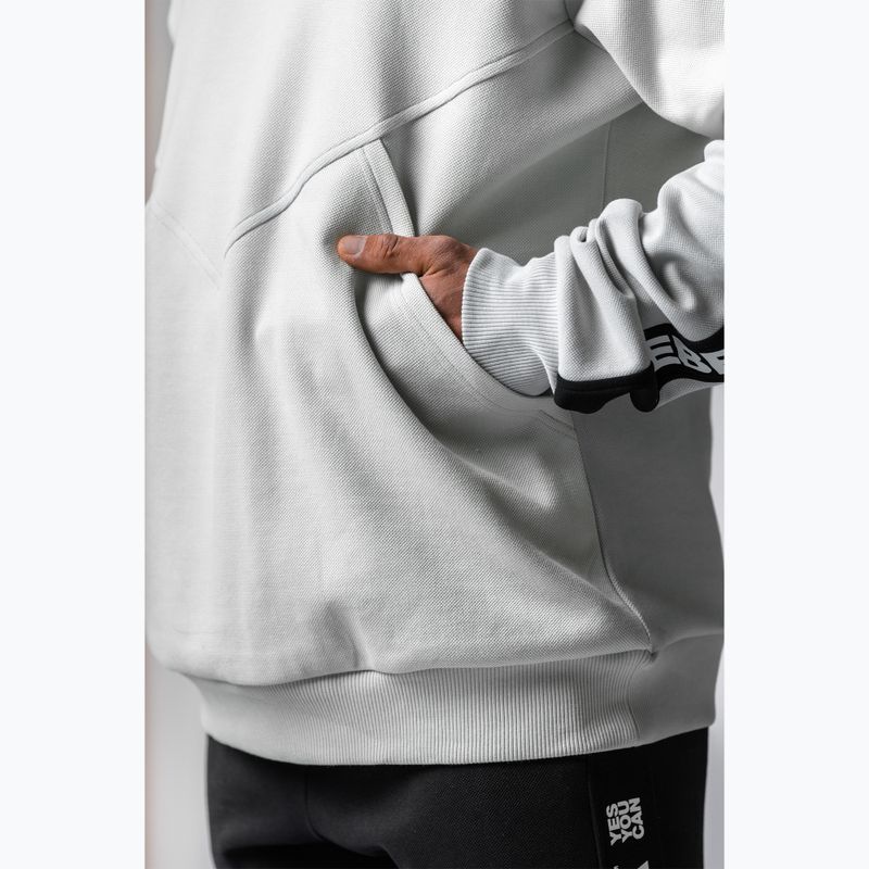 Bluză pentru bărbați NEBBIA Hero Hoodie light grey 4