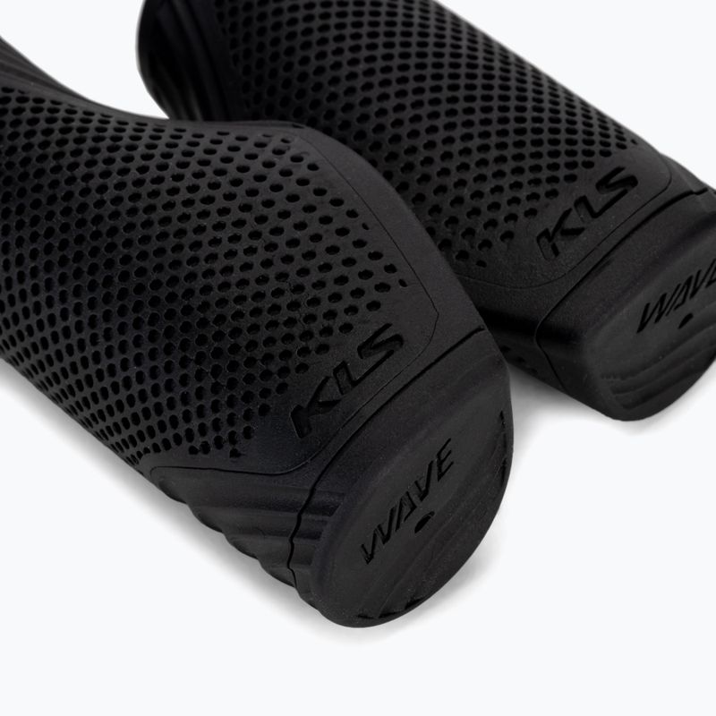 Kellys mânere de ghidon negru WAVE 017 scurt 2