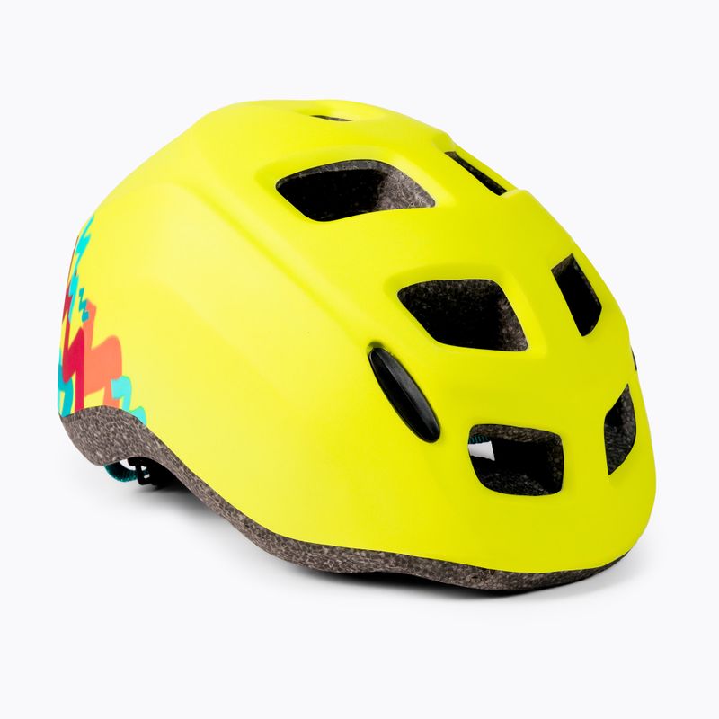 Cască de bicicletă pentru copii Kellys, galben, ZIGZAG 022