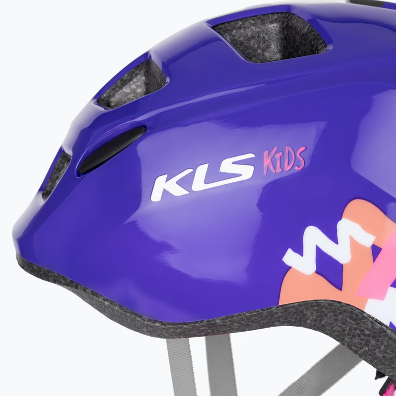 Cască de bicicletă pentru copii Kellys Zigzag 022 purple 7
