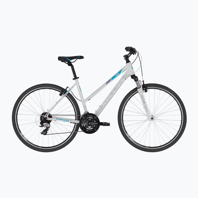 Bicicletă cross pentru femei Kellys Clea 30 white