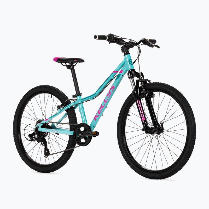 Kellys Kiter 50 biciclete pentru copii 24" turcoaz 2