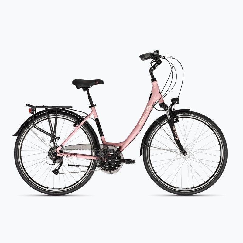 Bicicletă urbană pentru femei Kellys Avery 70 28" rose gold