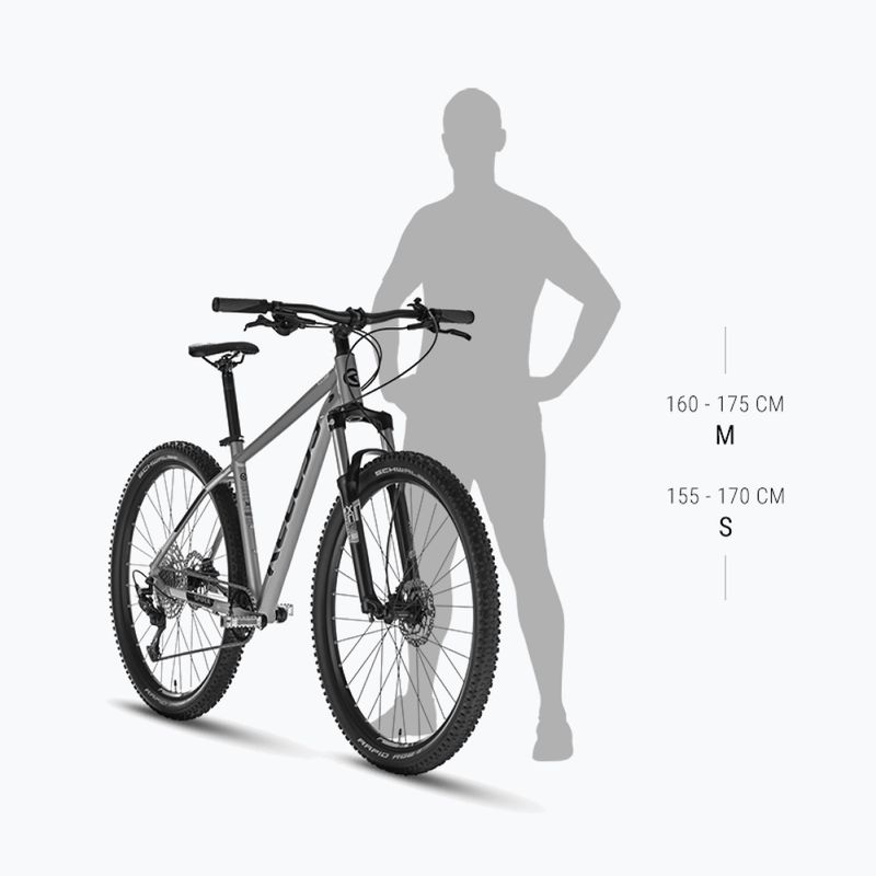 Kellys Spider X50 27.5" grafit gri biciclete de munte 3