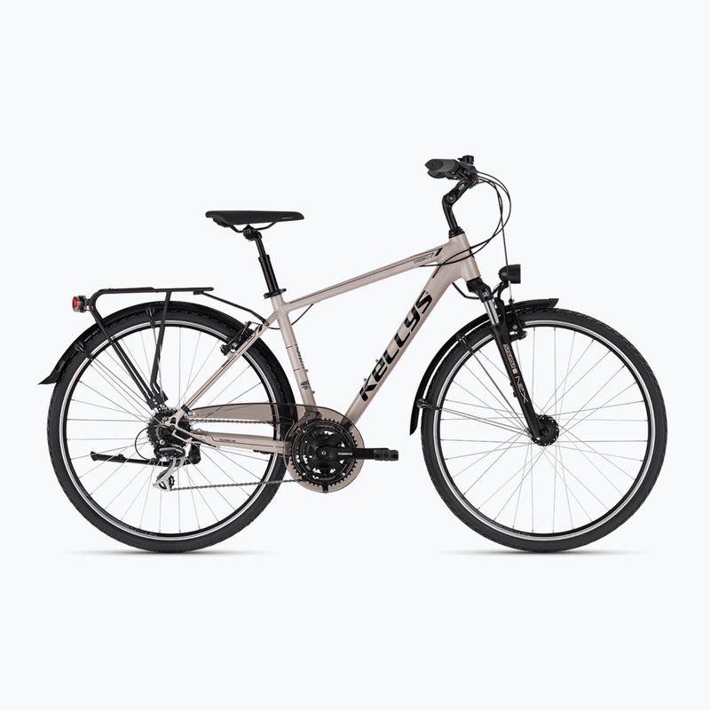 Bicicletă trekking Kellys Carson 50 28" maro deșert