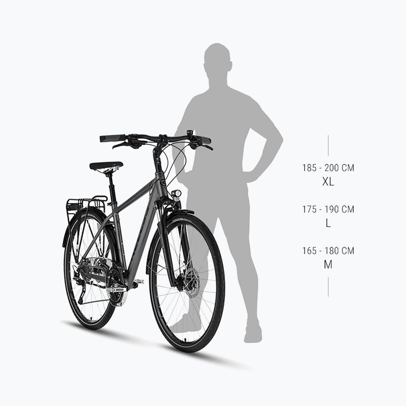 Bicicletă trekking Kellys Carson 50 28" maro deșert 3