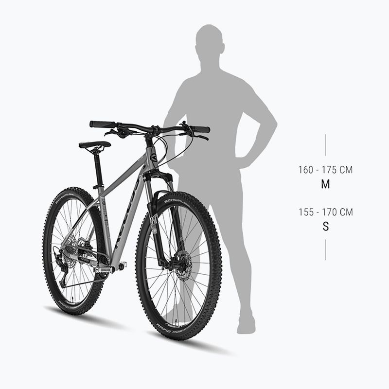 Bicicletă de munte Kellys Spider X40 27.5" steel blue 2