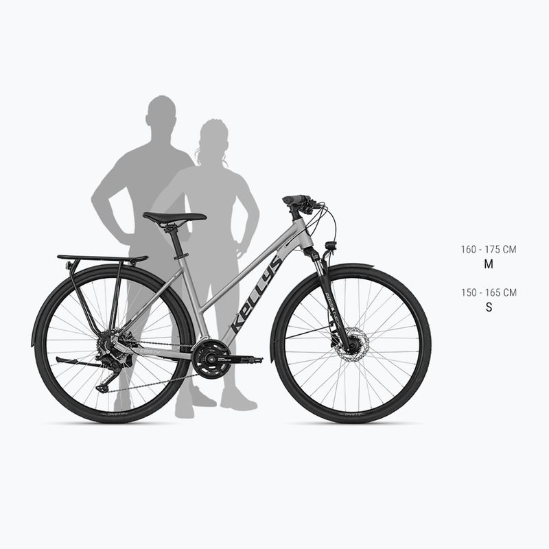 Bicicletă de trekking pentru femei Kellys Cristy 50 28" rose gold 2