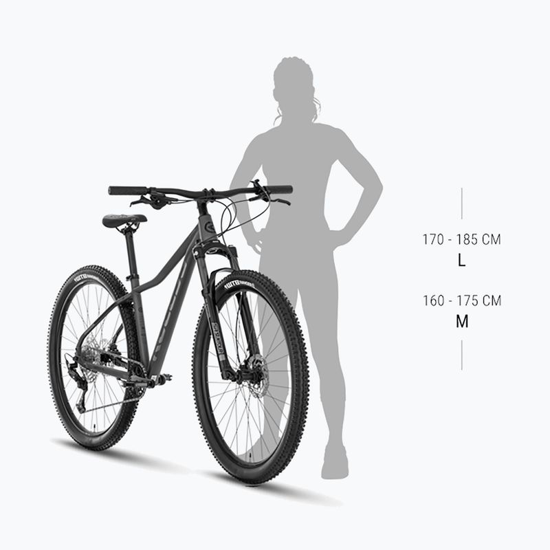 Bicicletă de munte pentru femei Kellys Vanity X80 29" graphite grey 2