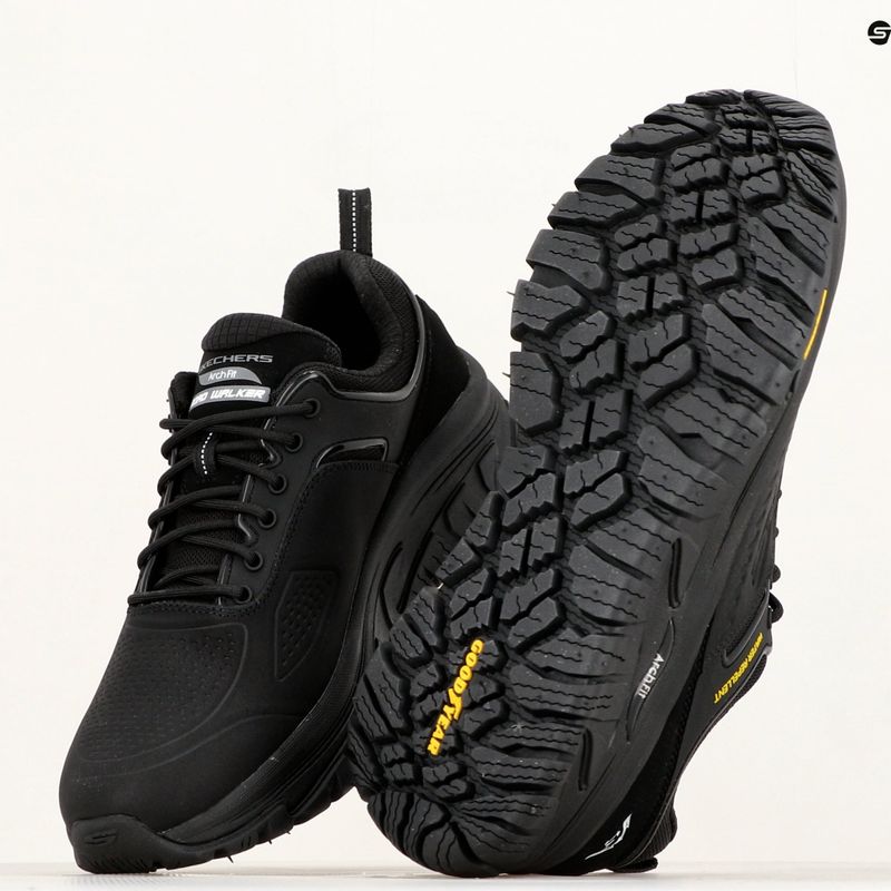 Pantofi de trekking pentru bărbați SKECHERS Arch Fit Road Walker Recon negru 18