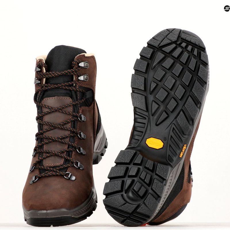 Alpina Prima Mid cizme de trekking pentru bărbați maro închis 15