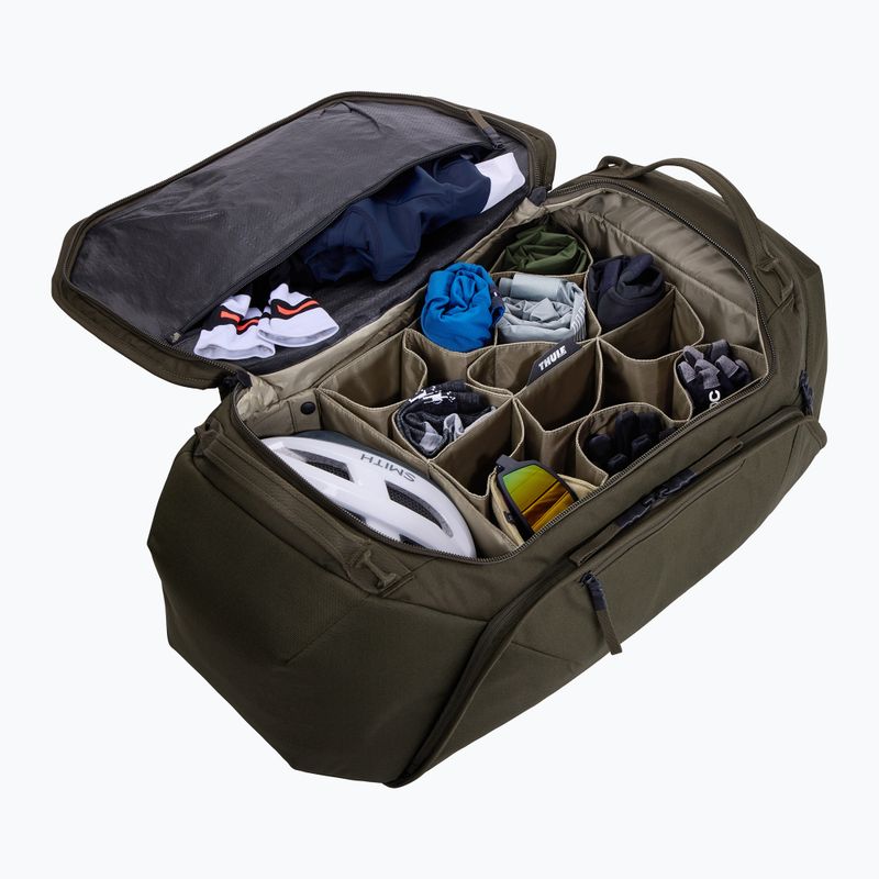 Geantă de călătorie pentru bicicletă Thule Roundtrip Bike Duffel 55 l deep khaki 9