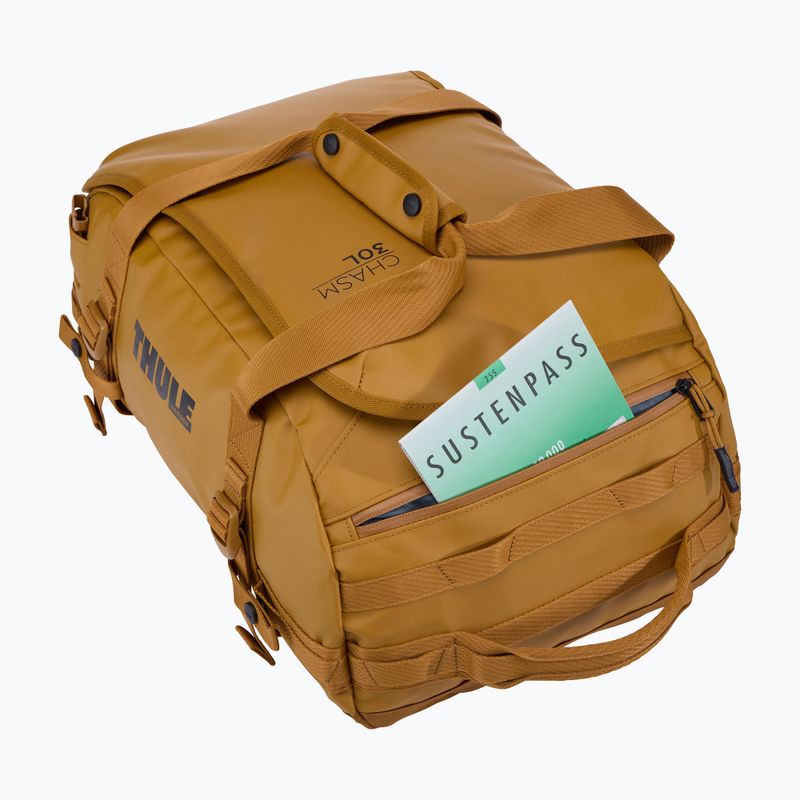 Geantă de voiaj Thule Chasm Recycled Duffel 30 l golden 8