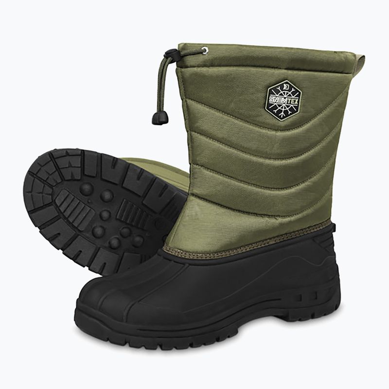 Încălțăminte cu încălzire Delphin SnowTex verde/neagră 8