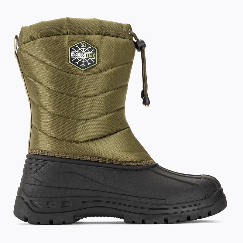 Încălțăminte cu încălzire Delphin SnowTex verde/neagră 2