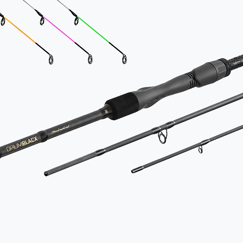 Undiță feeder Delphin Opium BlacxFEEDER 3G TechnoCORK + 3 szczytówki 6