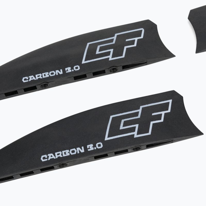 Kitesurfing placă aripioare CrazyFly Fin Carbon negru T008-0226 2