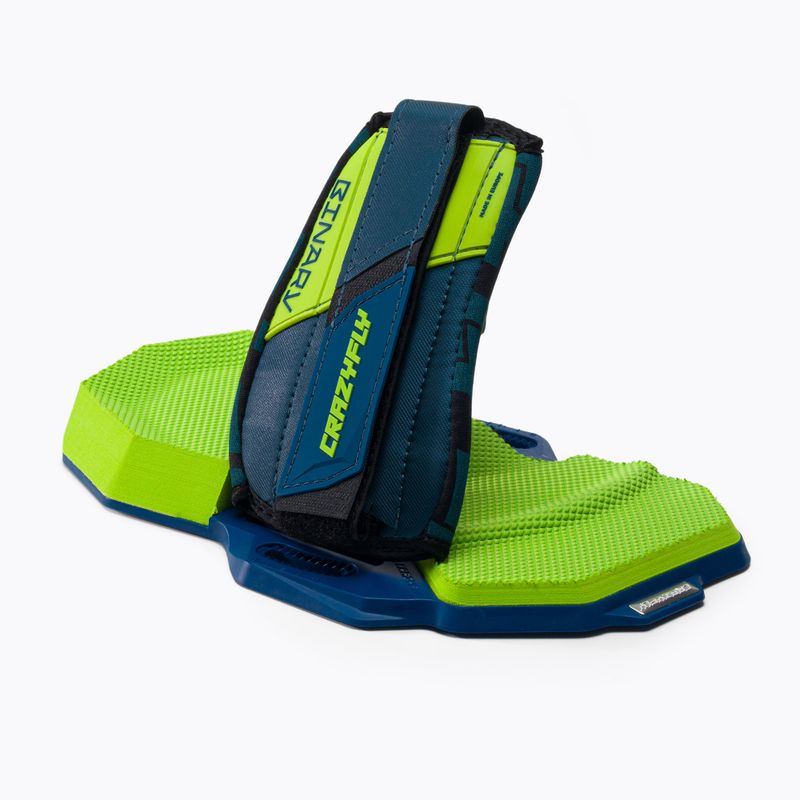 Kiteboard tampoane și curele CrazyFly Binary Binding Small verde T016-0237 2