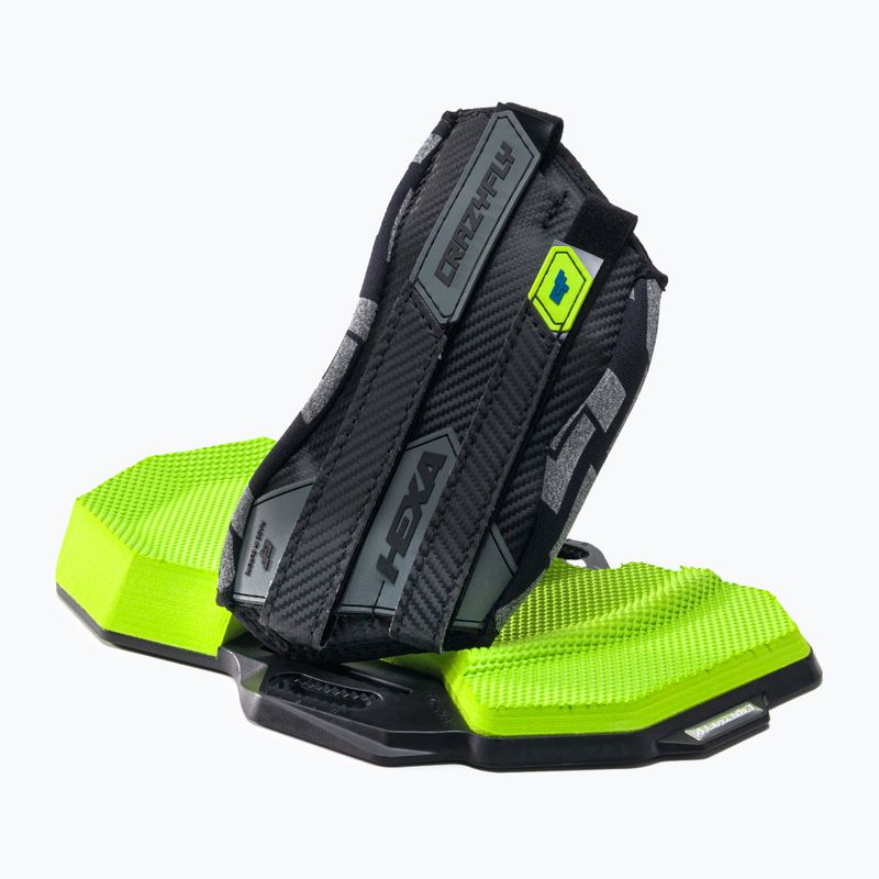 CrazyFly Hexa II LTD Neon kiteboarding tampoane și curele albastru marin-verde T016-0263 2