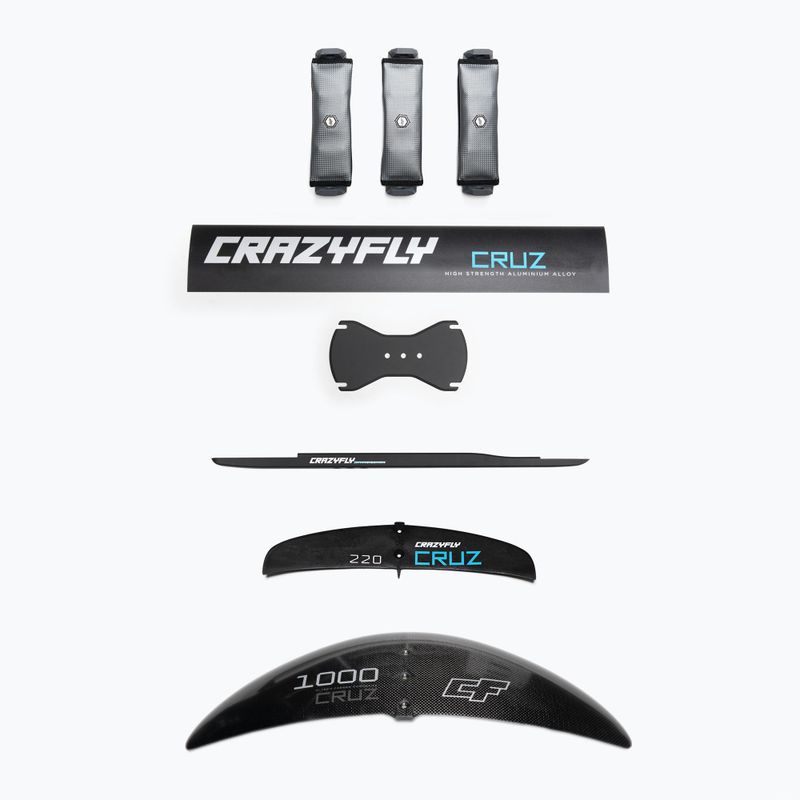 Planșă de kitesurfing + hidrofoil CrazyFly Chill Cruz 1000 albastru T011-0010 9
