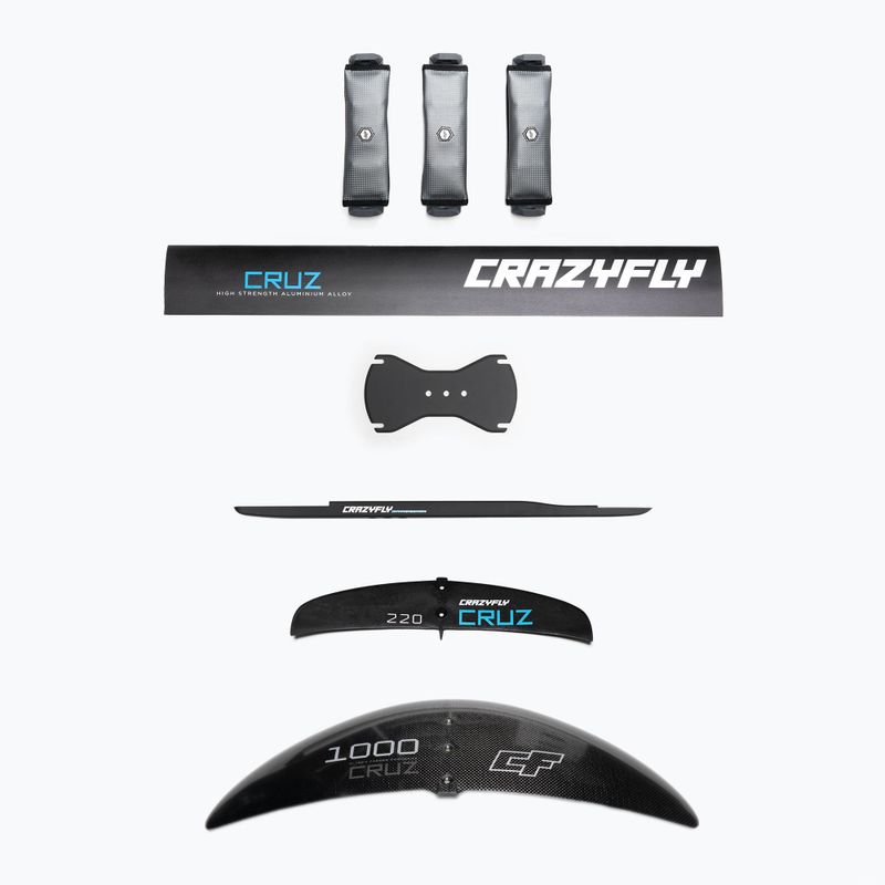 Planșă de kitesurfing + hidrofoil CrazyFly Chill Cruz 1000 albastru T011-0011 9