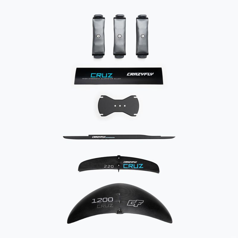 Planșă de kitesurfing + hidrofoil CrazyFly Chill Cruz 1200 albastru T011-0012 9