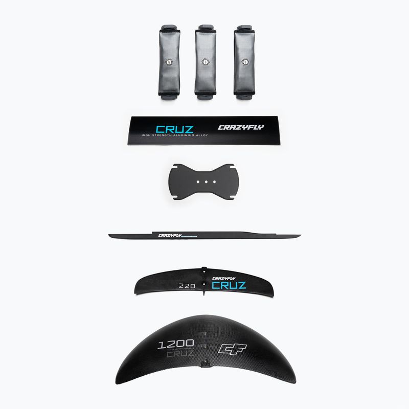 Planșă de kitesurfing + hidrofoil CrazyFly Chill Cruz 1200 albastru T011-0013 9