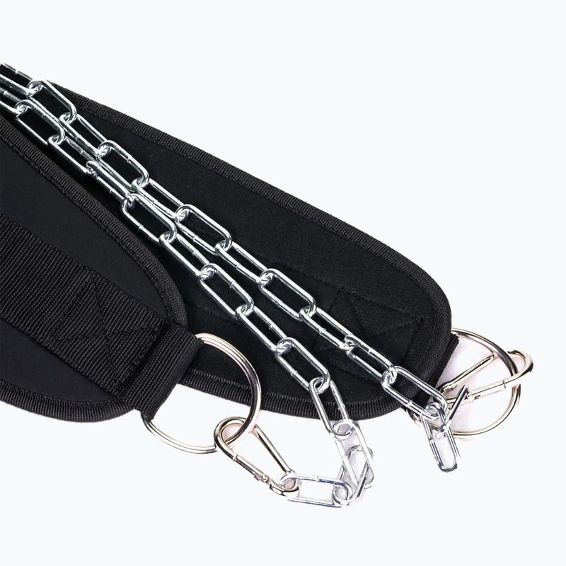 Curea pentru ridicarea greutăților GymBeam Dip Belt black 2