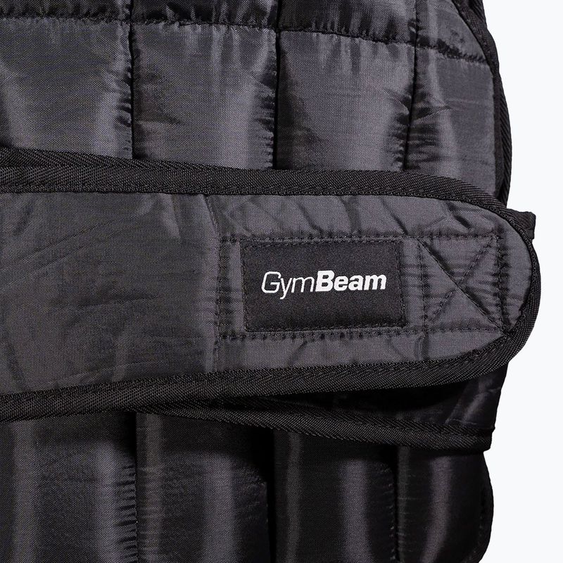 Vestă de antrenament cu greutăți GymBeam Weighted Vest 10 kg black 2