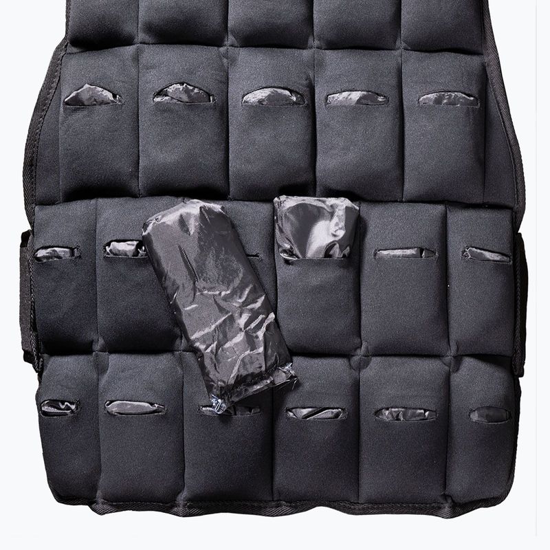 Vestă de antrenament cu greutăți GymBeam Weighted Vest 10 kg black 5