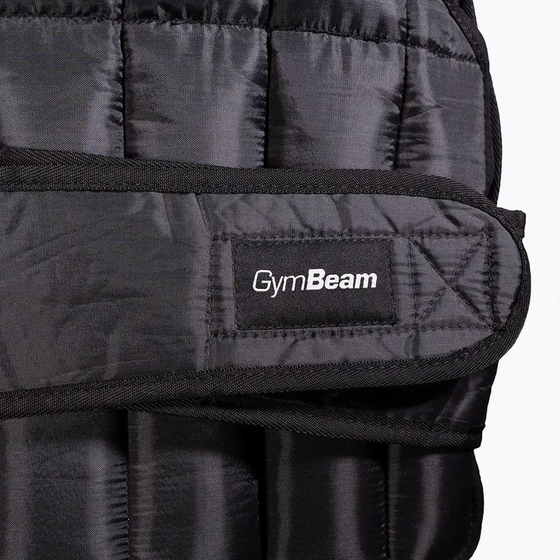 Vestă de antrenament cu greutăți GymBeam Weighted Vest 15 kg black 3