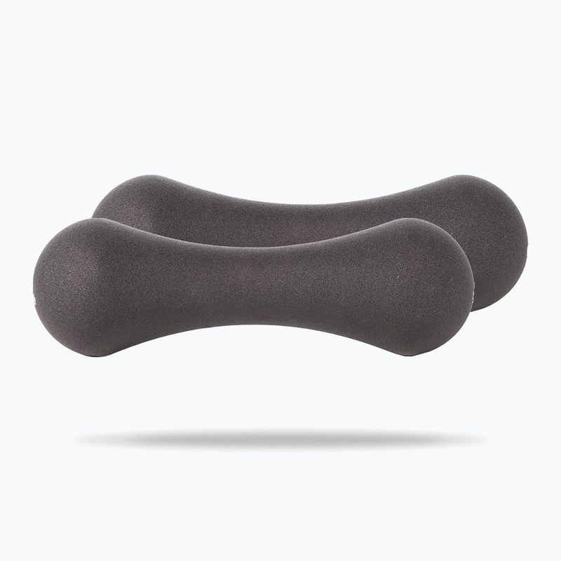 Gantere GymBeam Neoprene Dumbbells 2 x 3 kg dark grey 2