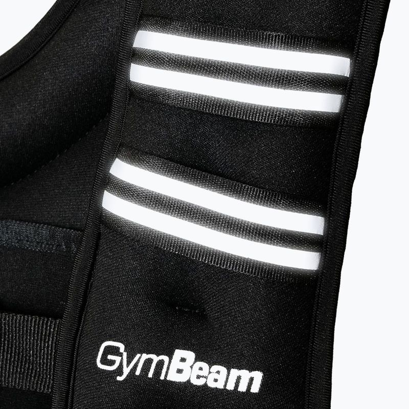 Vestă de antrenament cu greutăți GymBeam Weighted Vest 7 kg black 3