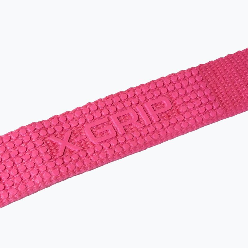 Benzi pentru ridicarea greutăților GymBeam X-Grip pink 4