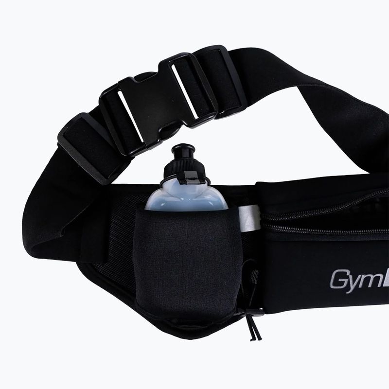 Curea de alergare GymBeam Trail Hydrobelt + sticlă pentru apă 180 ml black 2