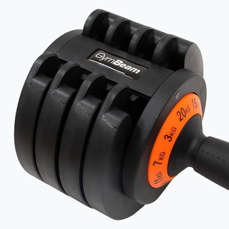 Ganteră ajustabilă GymBeam Dumbbell Adjustable 20 kg black 5