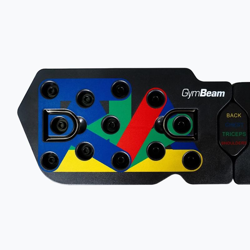 Mânere pentru flotări GymBeam black/blue/yellow 3