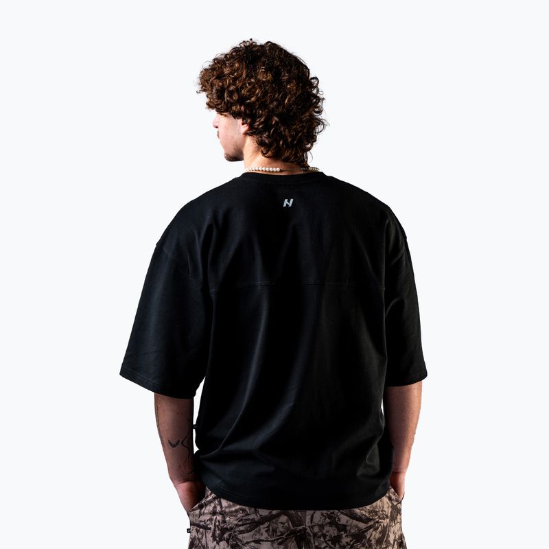 Tricou de antrenament bărbați NEBBIA Power Oversize black 3