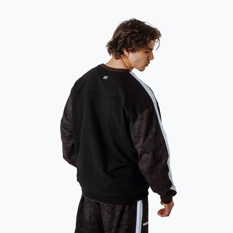 Bluză pentru bărbați NEBBIA Power FZ dark brown camo 3