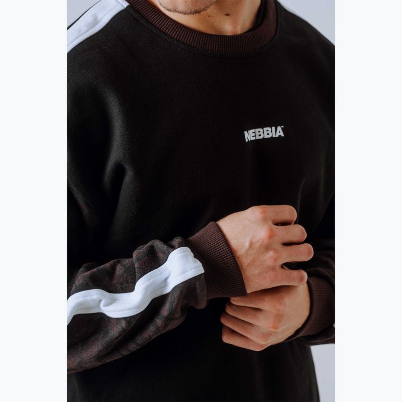 Bluză pentru bărbați NEBBIA Power FZ dark brown camo 6