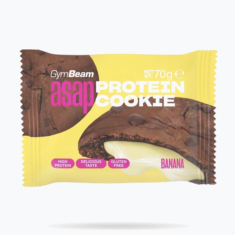 Biscuit proteic GymBeam ASAP 70 g banana